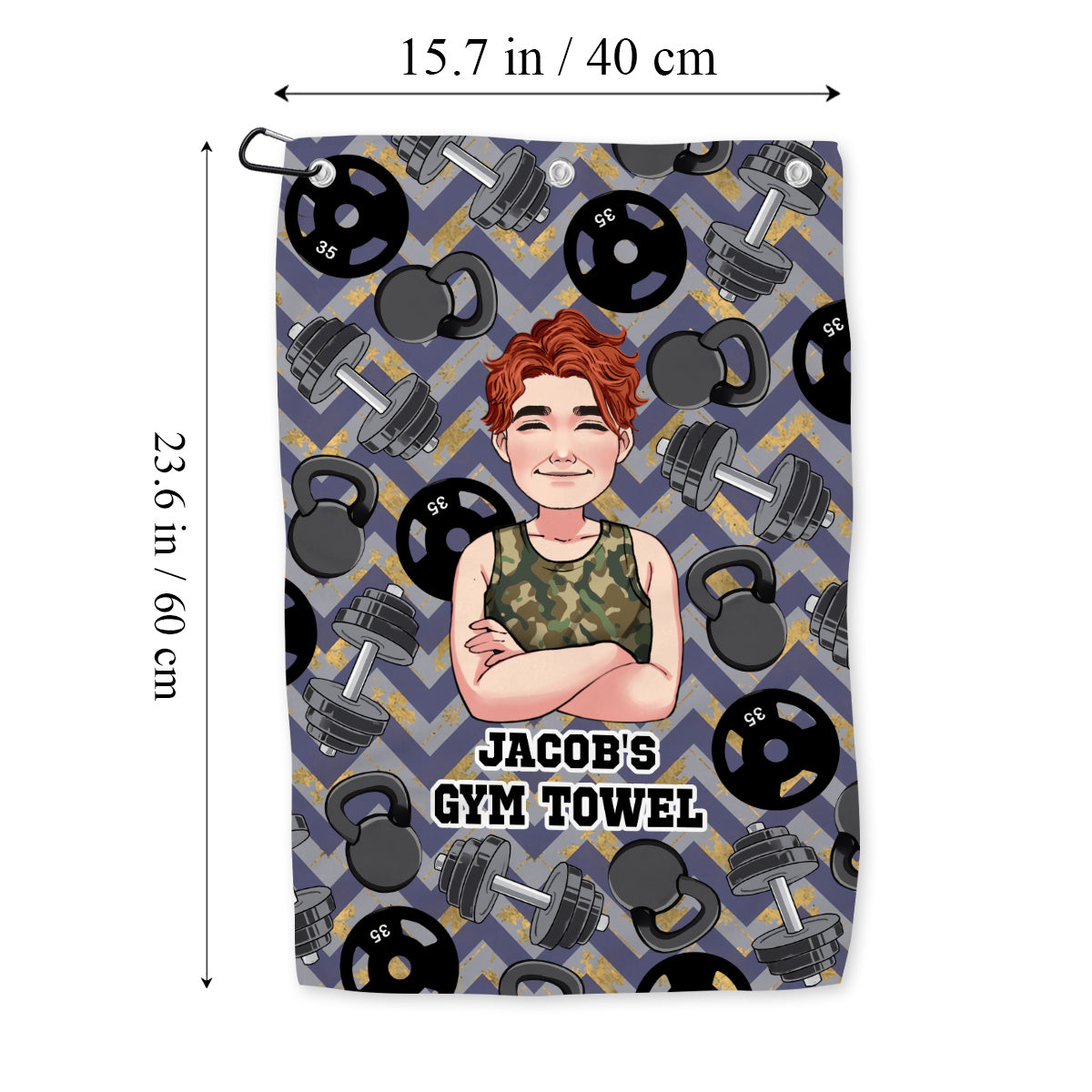 Fitnesshandtuch – Personalisiertes Fitnesshandtuch