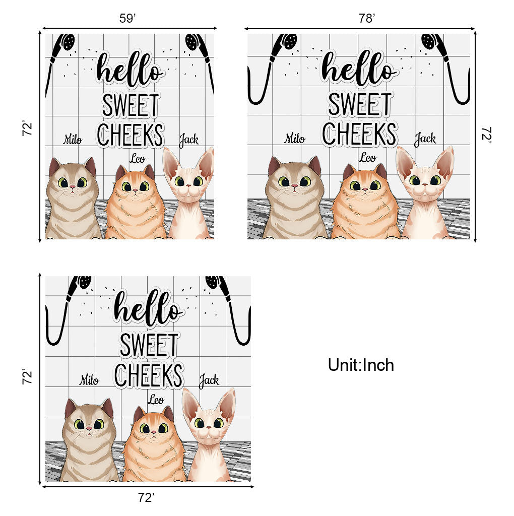 Ich habe das gesehen – personalisierter Duschvorhang für Hunde