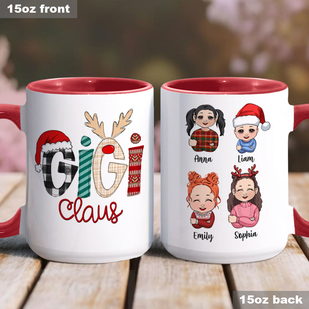 Gigi Claus - Personalisierte Tasse mit Oma-Akzent