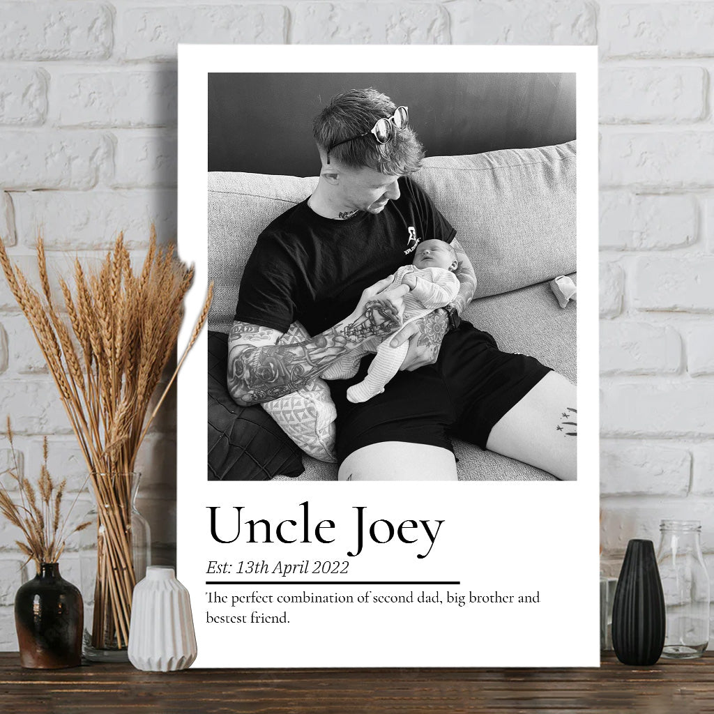 Best Uncle Ever - Personalized Uncle Canvas And Poster