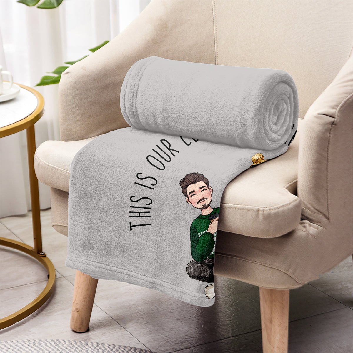 Unsere Kuscheldecke – Personalisierte Paardecke