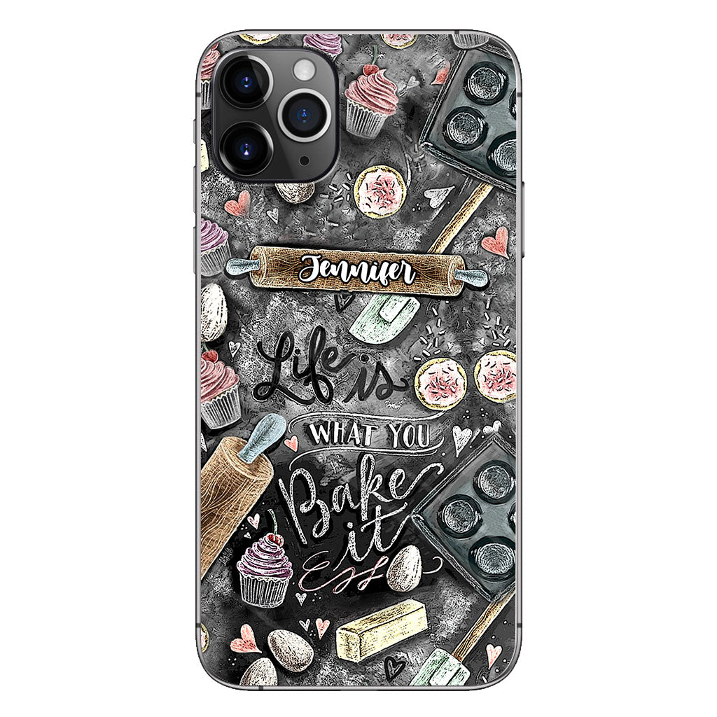 Das Leben ist, was du daraus backst – personalisierte Handyhülle zum Thema Backen