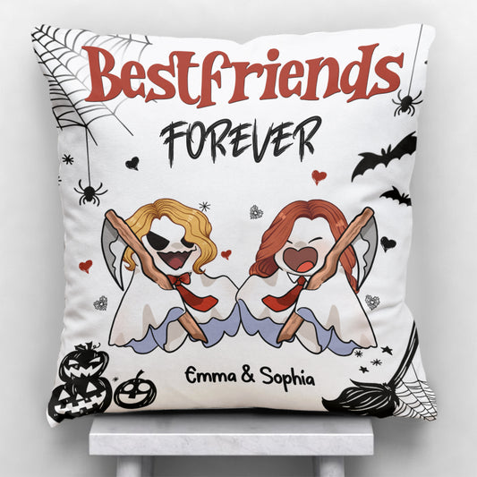 Bestfriend Forever - Personalized Bestie Throw Pillow