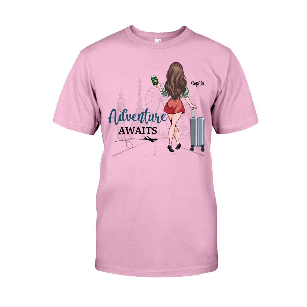 So The Adventure - Travelling gift for mom, daughter, granddaughter, wife, girlfriend, friend - Personalized T-shirt And Hoodie