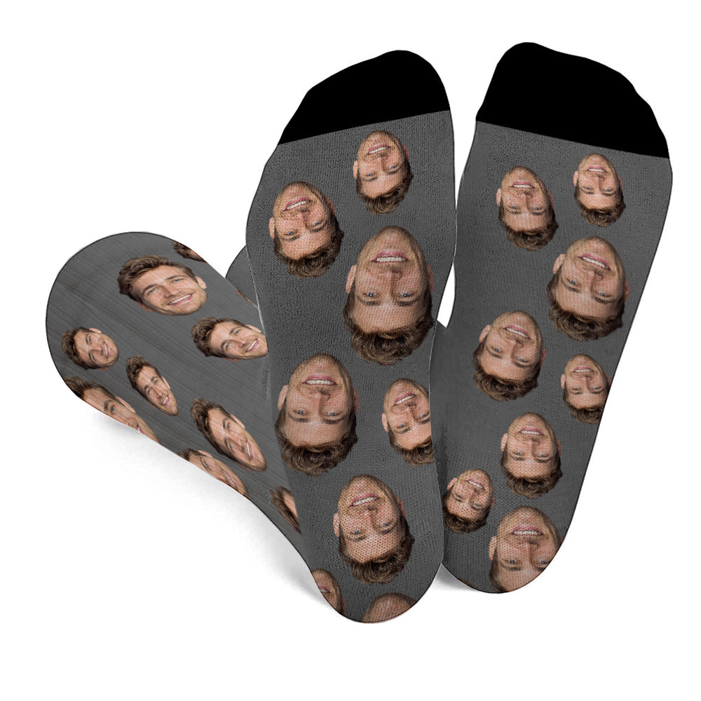 Individuell gestaltete Socken für Onkel
