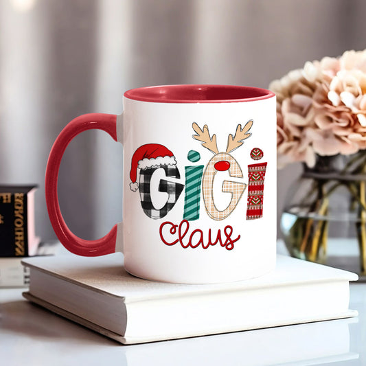 Gigi Claus - Personalisierte Tasse mit Oma-Akzent