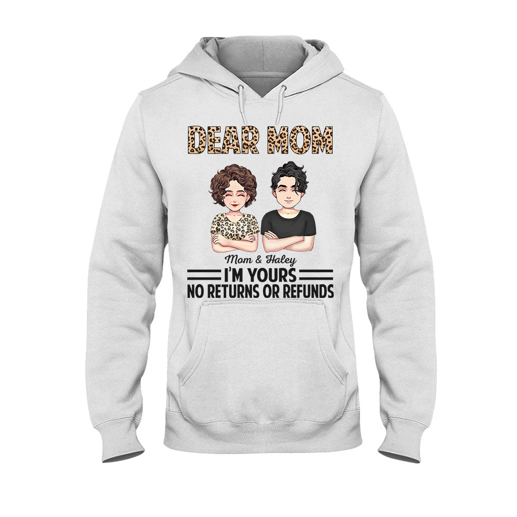 Liebe Mama, lieber Papa, ich gehöre zu euch – Geschenk für Mama und Papa – personalisiertes T-Shirt und Hoodie