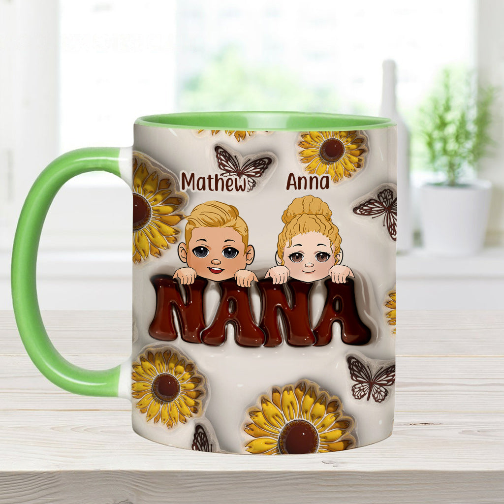 Beste Oma der Welt – Geschenk für Oma – Personalisierte Tasse mit Akzent