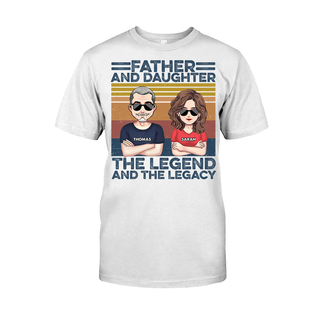 Like Father Like Son - Gift for dad, dad - Personalized T-shirt And Hoodie