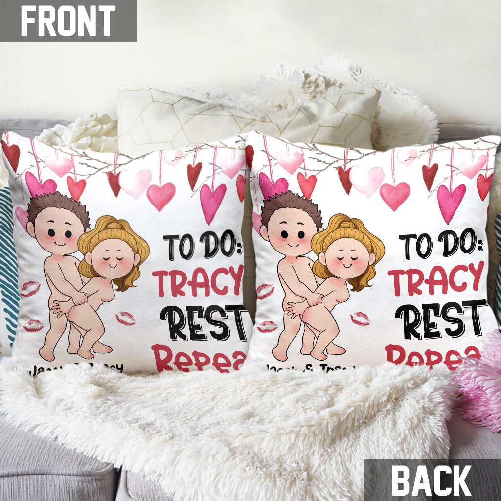 To-Do-Liste – Personalisiertes Pärchen-Dekokissen