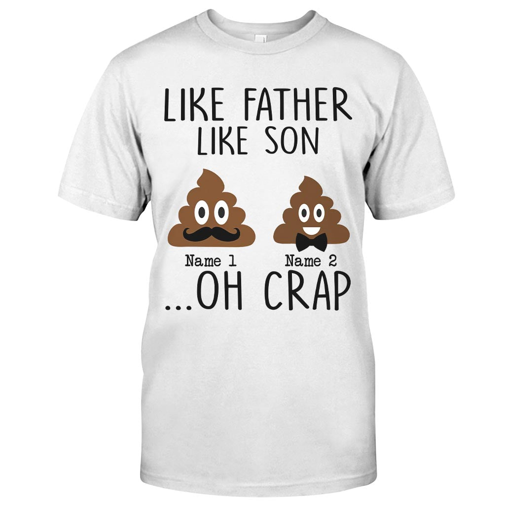 Wie die Mutter, so die Tochter – Geschenk für Mama, Tochter, Papa, Sohn – Personalisiertes T-Shirt und Hoodie