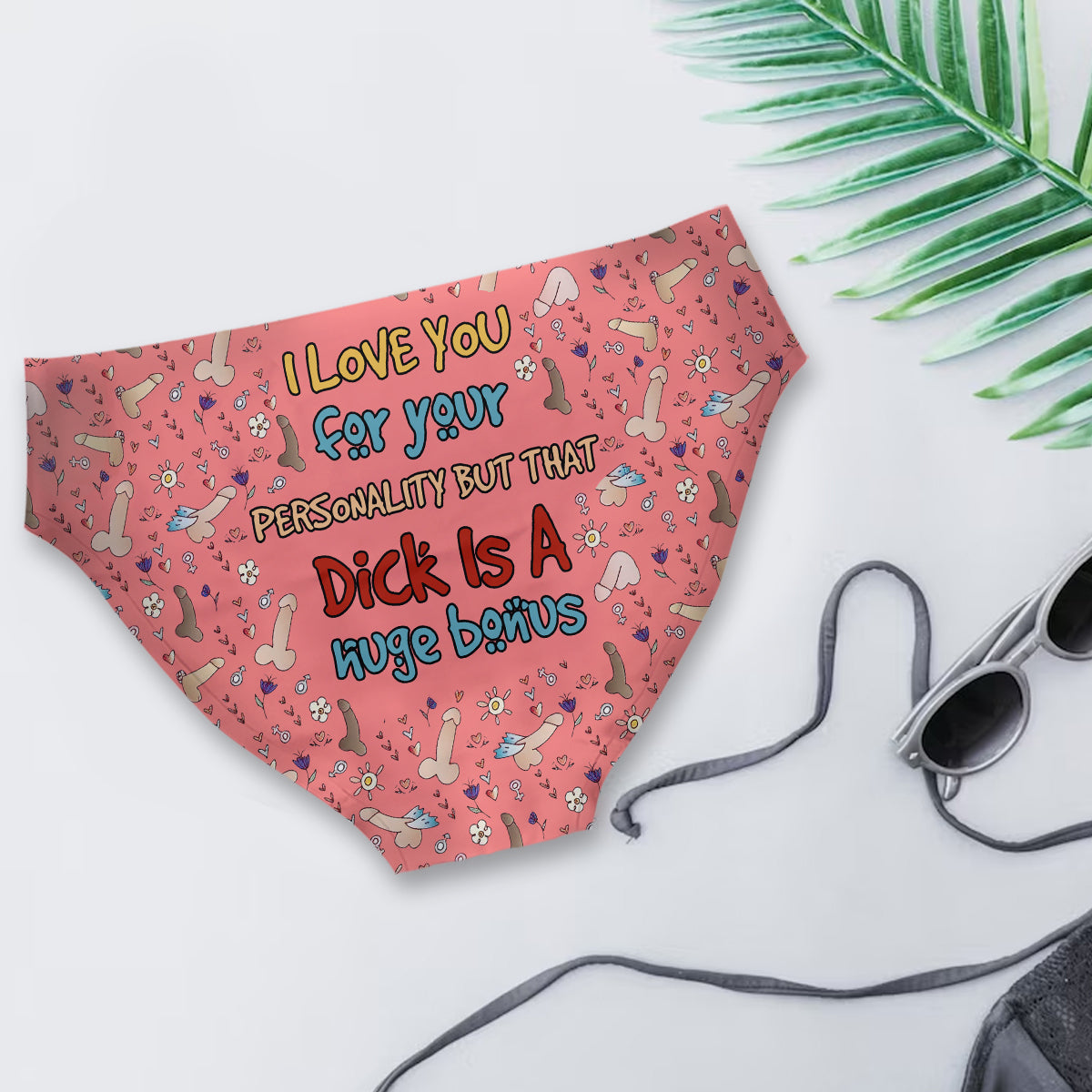 Ich liebe dich für deine Persönlichkeit – Personalisierte Slips für Paare