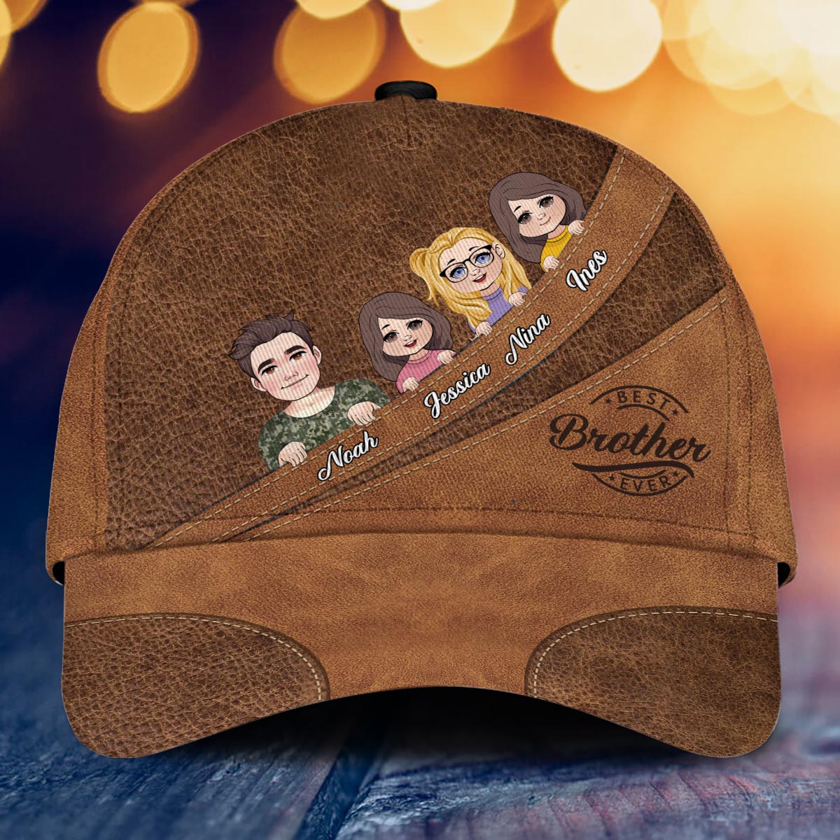 Bester Papa aller Zeiten – Geschenk für Papa, Oma, Opa, Mama, Onkel, Tante – Personalisierte klassische Kappe