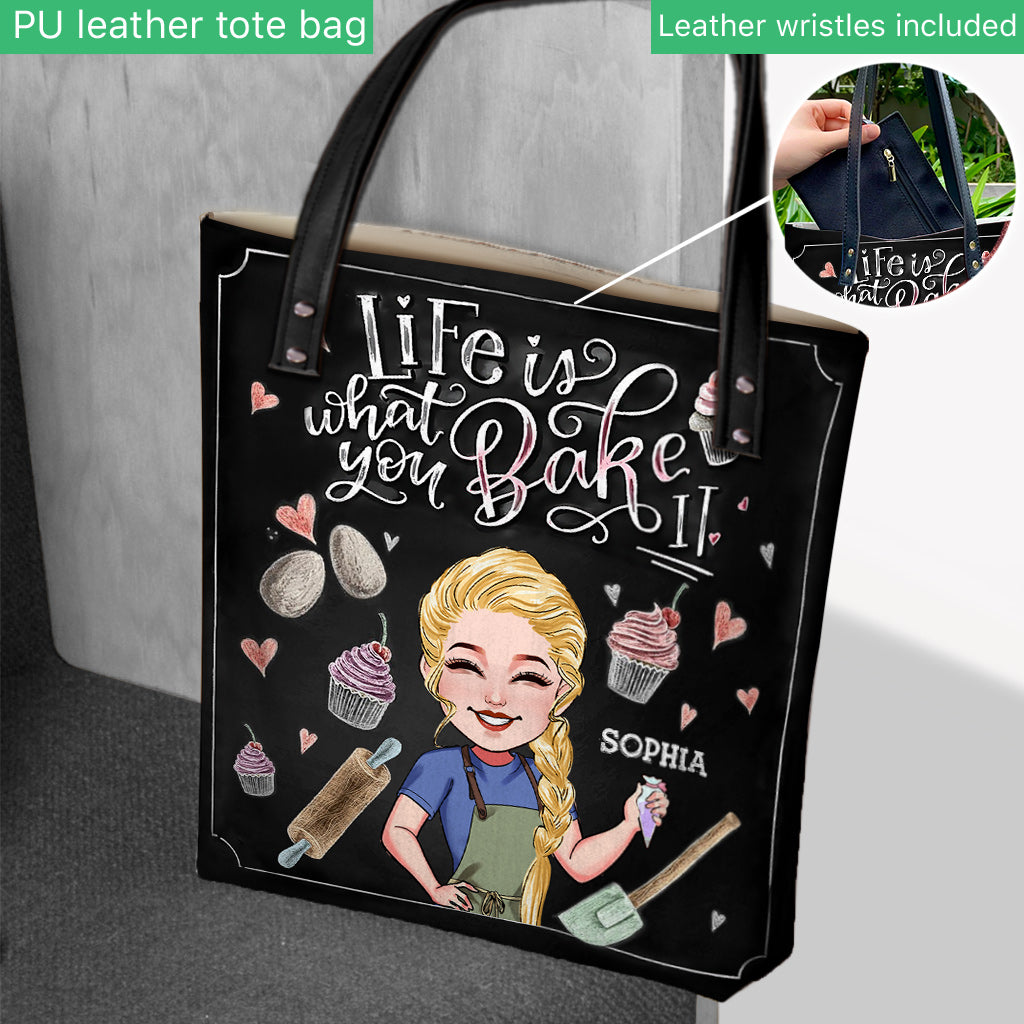 Das Leben ist, was du daraus backst – personalisierte Backtasche