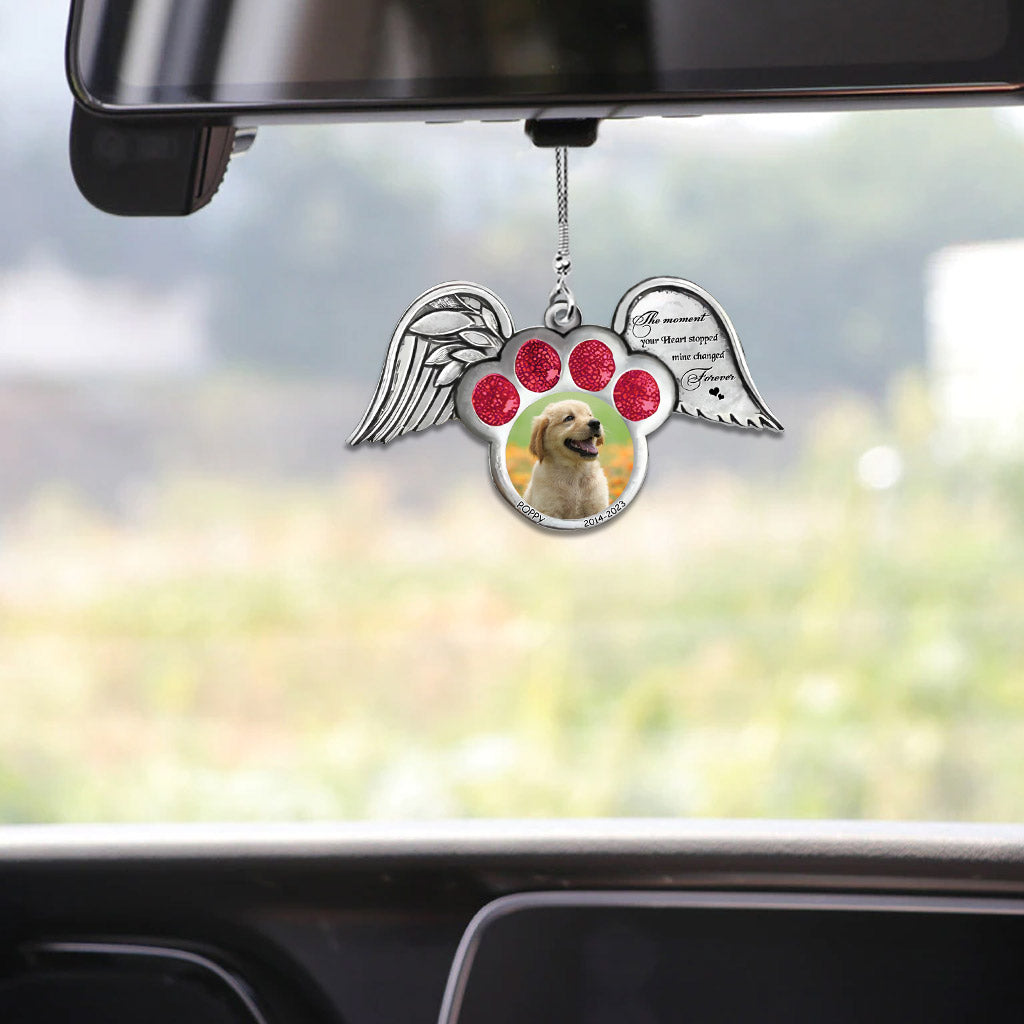 The Moment Your Heart Stopped - Personalized Dog Car Ornament