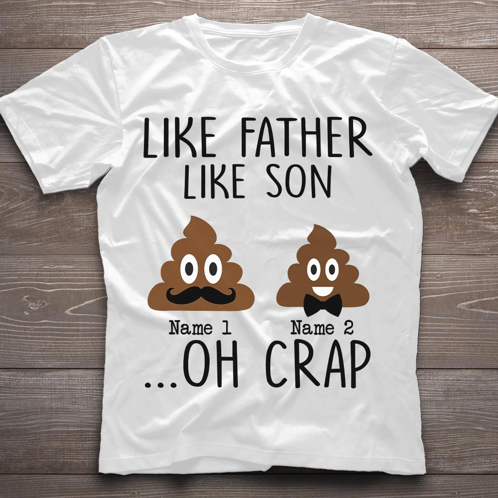 Wie die Mutter, so die Tochter – Geschenk für Mama, Tochter, Papa, Sohn – Personalisiertes T-Shirt und Hoodie