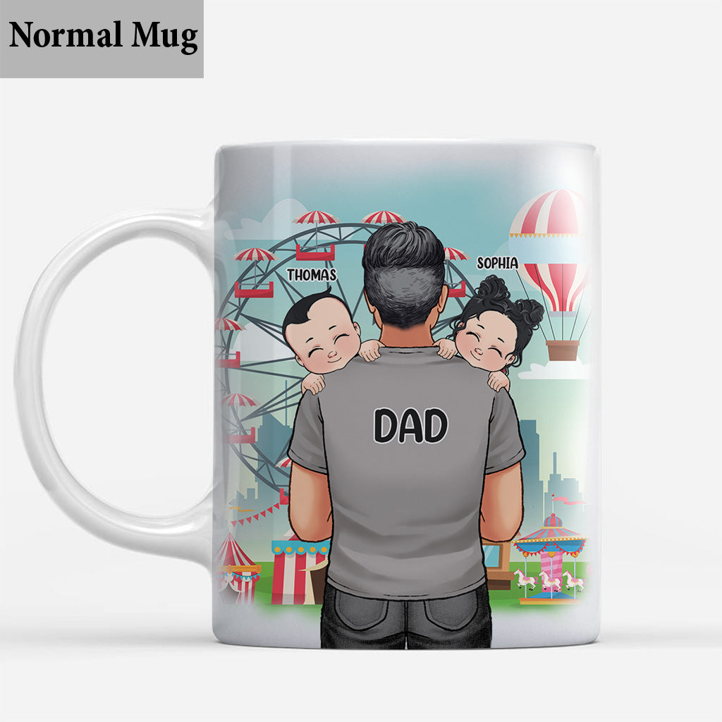 Bester Papa aller Zeiten – Geschenk für Papa, Opa, Onkel, Ehemann – Personalisierte Tasse