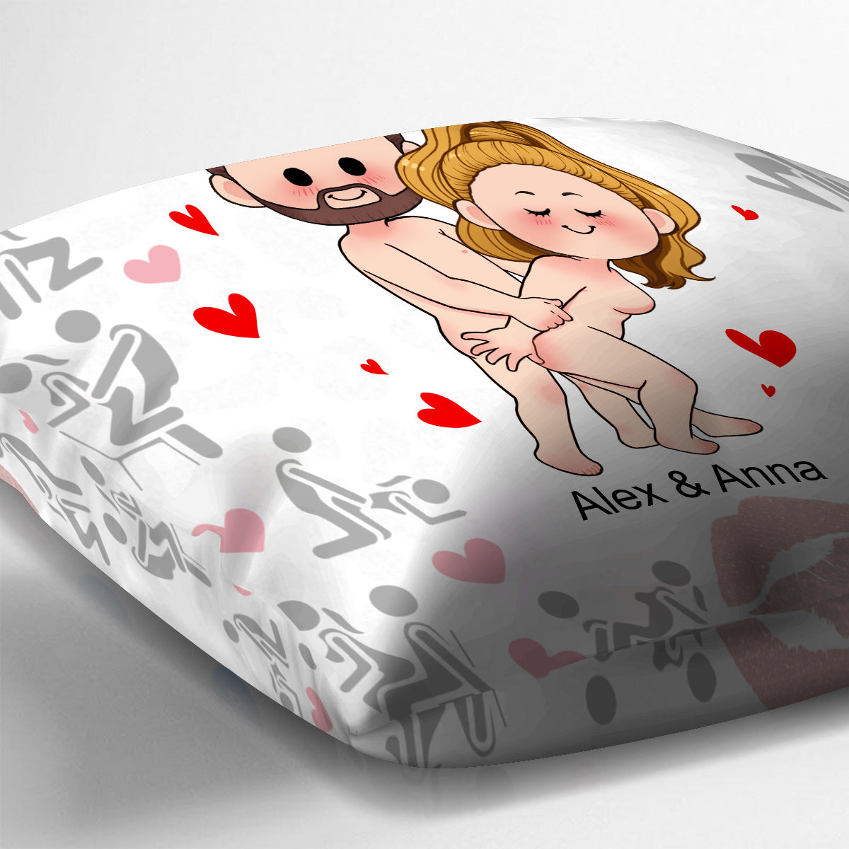 Ich will nur, dass du glücklich bist – Personalisierte Screenshot-Nachrichten – Geschenk für Ehemann, Ehefrau, Freund, Freundin – Personalisiertes Kissen