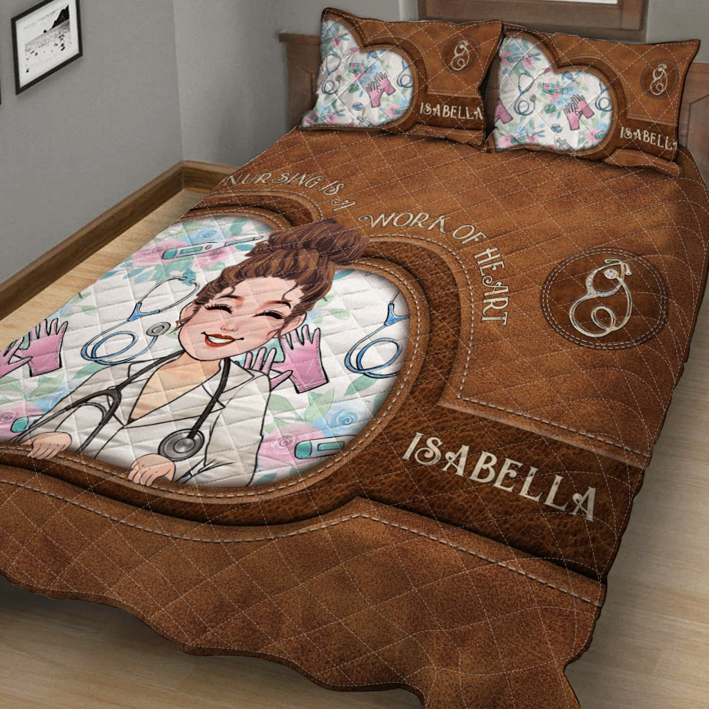 Krankenpflege ist eine Herzensangelegenheit – Personalisiertes Pflege-Bettwäscheset