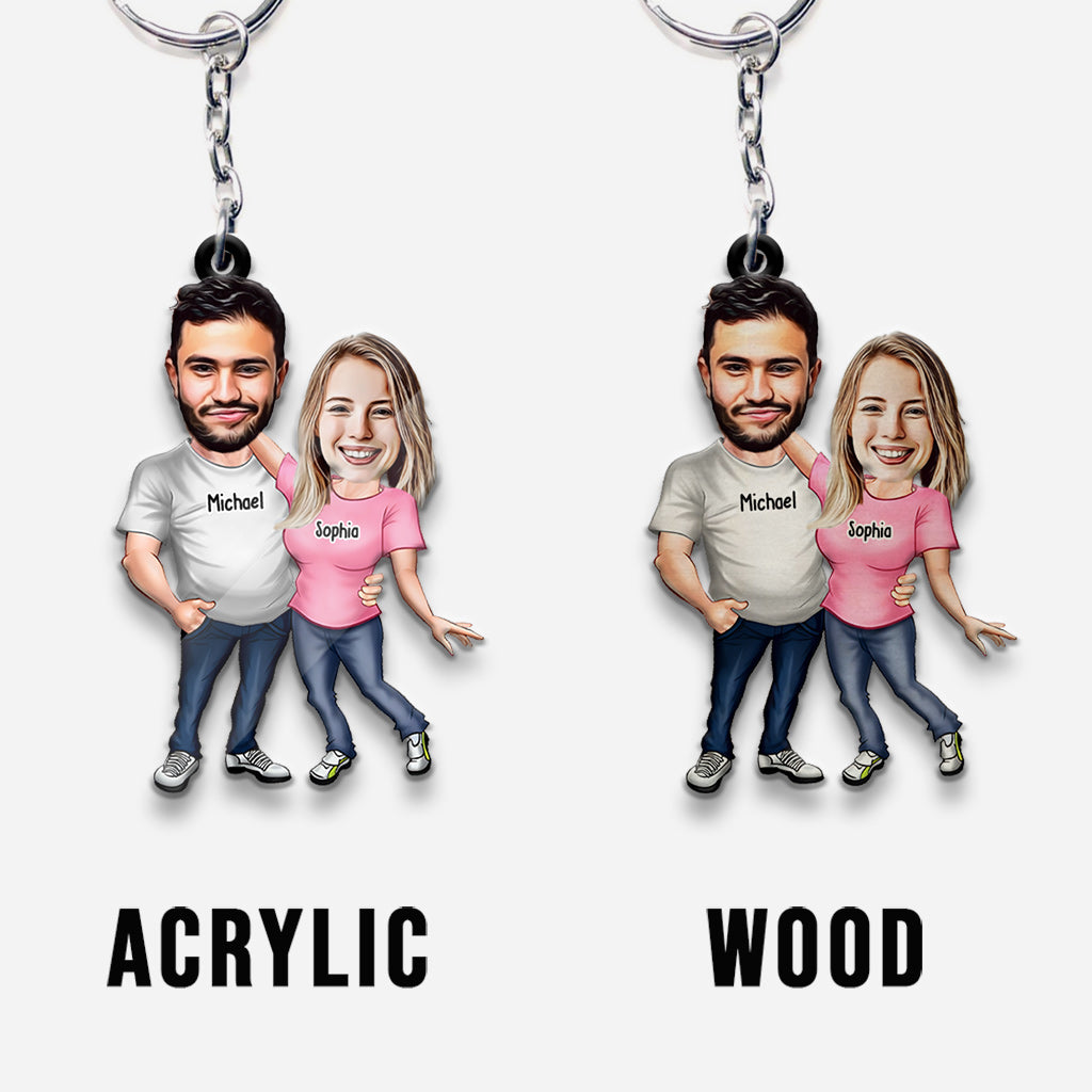 I'm Your No Return Or Refund - Personalized Couple Keychain