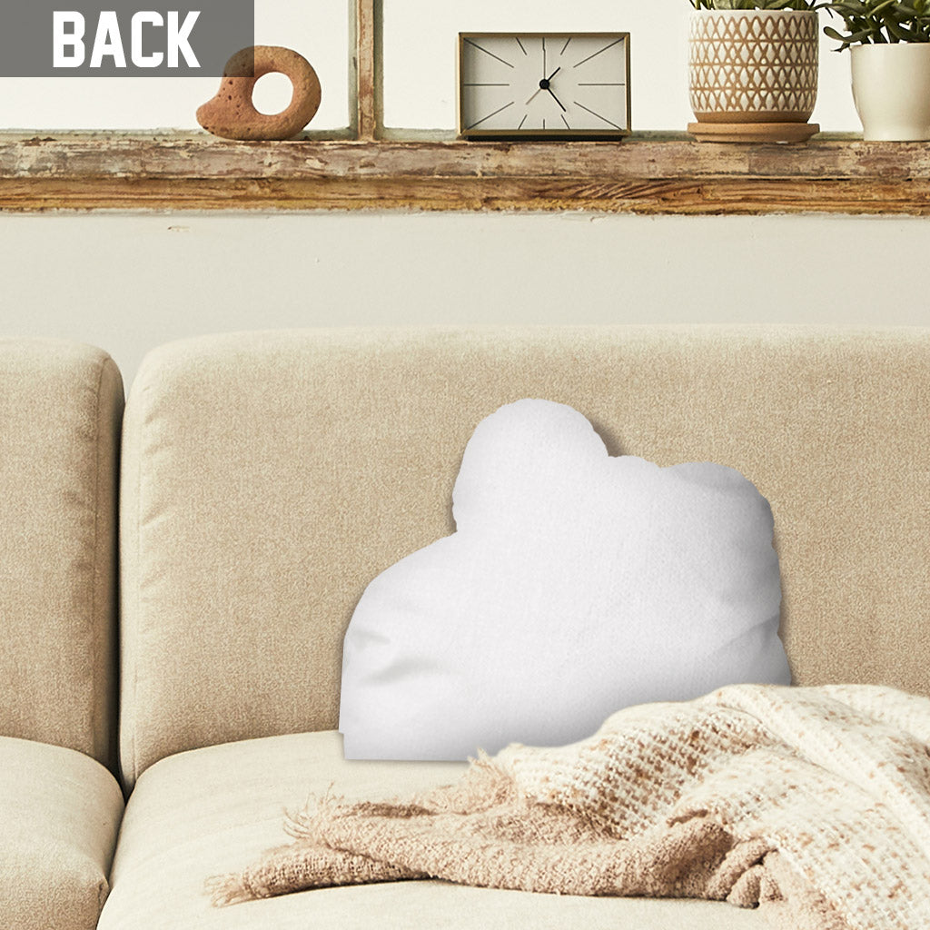 Individuell gestaltetes Foto-Menschenoid-Kissen – personalisiertes Kissen in Familienform