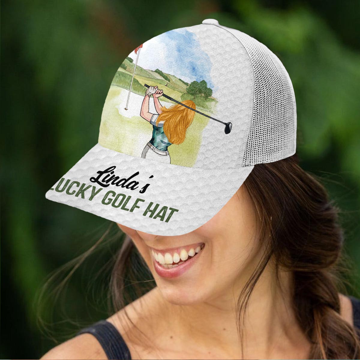 Meine Glücksgolfkappe – Personalisierte Golf-Truckermütze