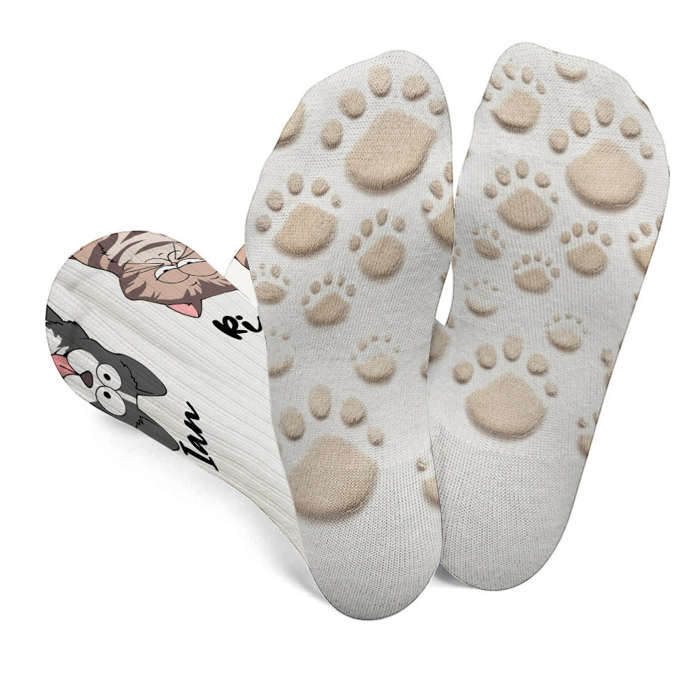 Katzen- und Hundesocken für Tierliebhaber – personalisierte Hundesocken