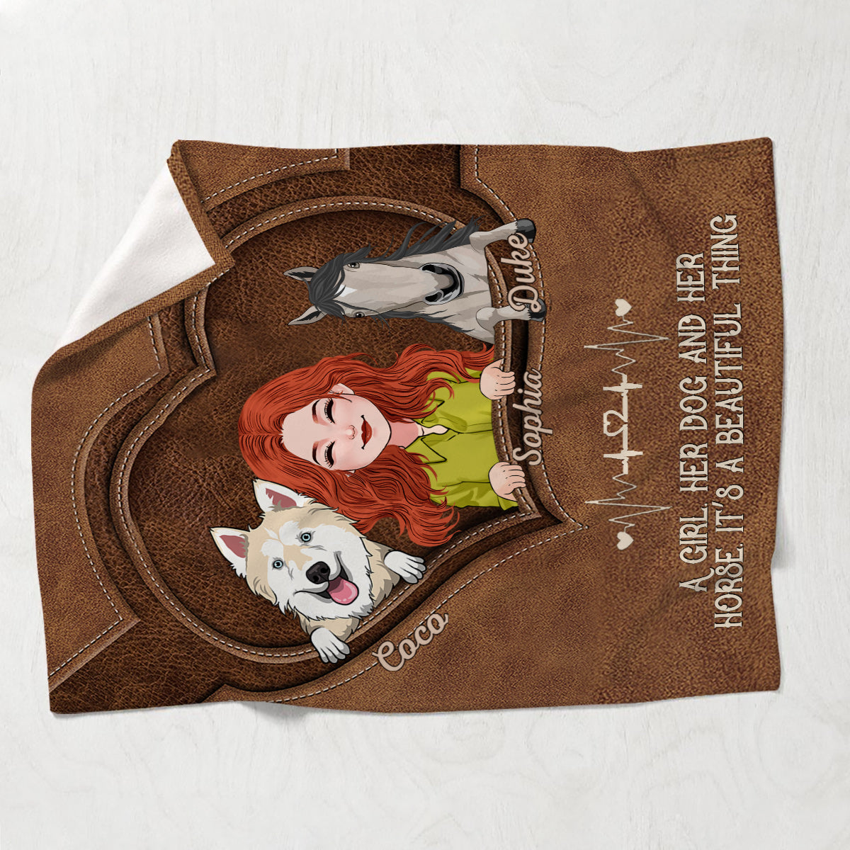 Positive Affirmationen Schmetterling - Personalisierte Schmetterlingsdecke