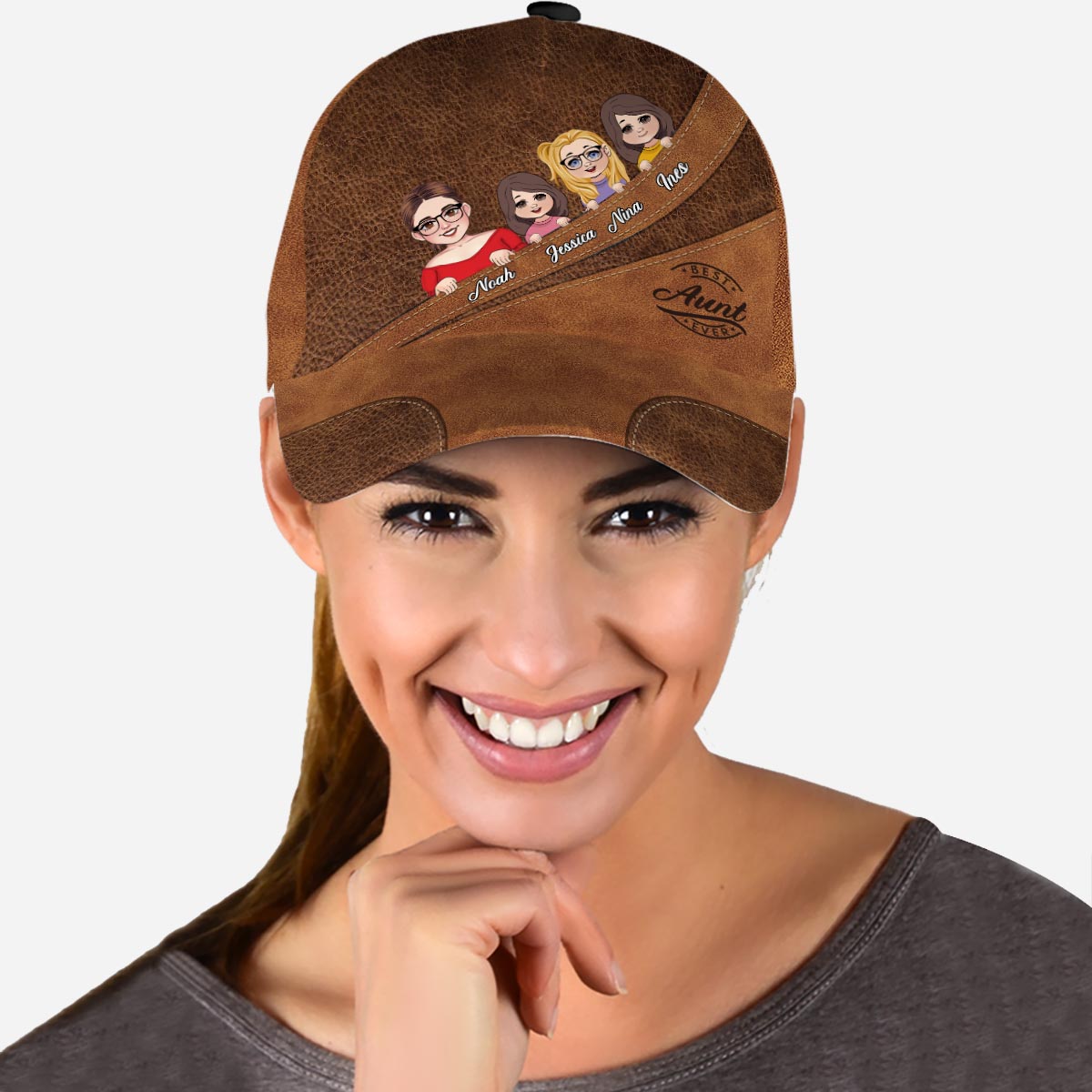 Bester Papa aller Zeiten – Geschenk für Papa, Oma, Opa, Mama, Onkel, Tante – Personalisierte klassische Kappe