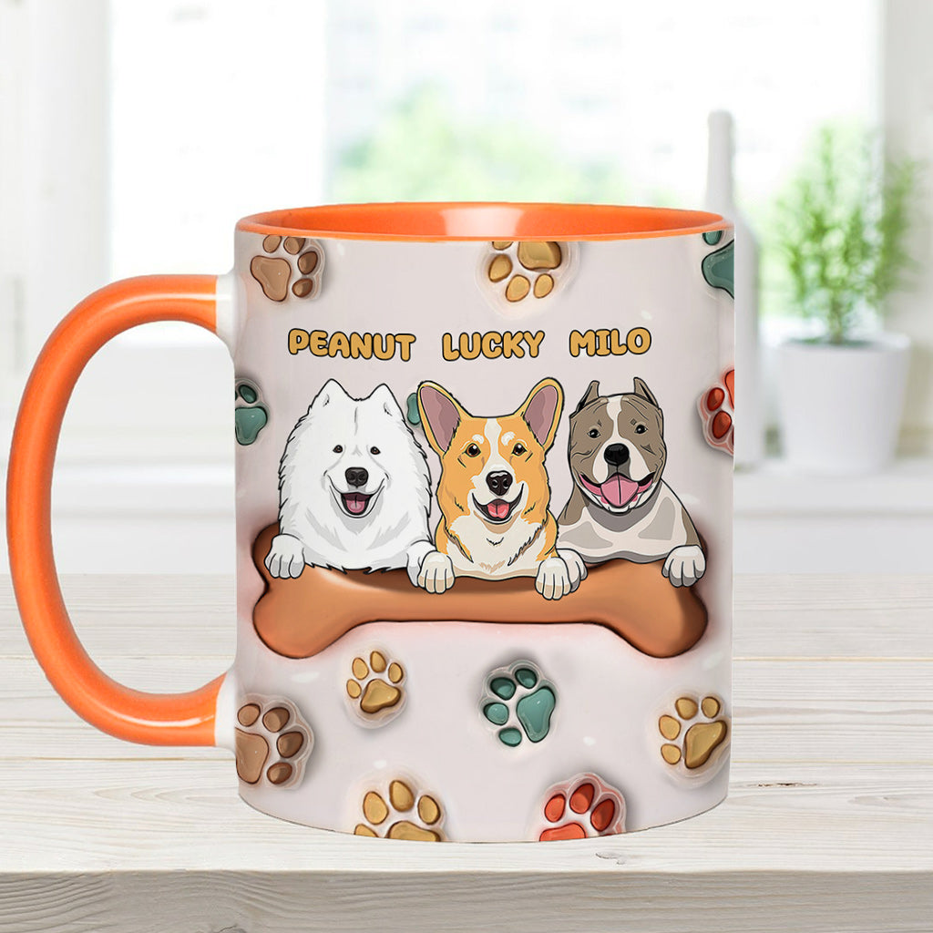 Die beste Hundemama aller Zeiten – Personalisierte Tasse mit Hundemotiv
