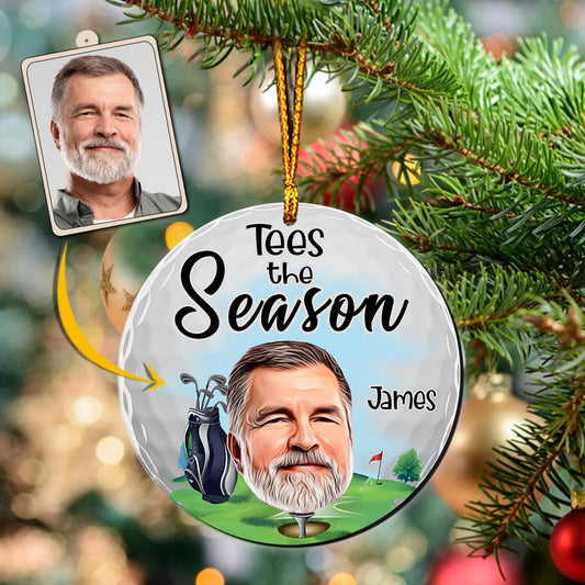 Tees the Season - Personalized Golf Ornament