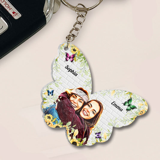 Besties Forever - Personalized Bestie Keychain