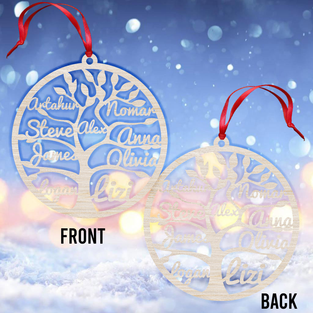 Stammbaum mit personalisiertem Namen – Personalisierter Familienschmuck