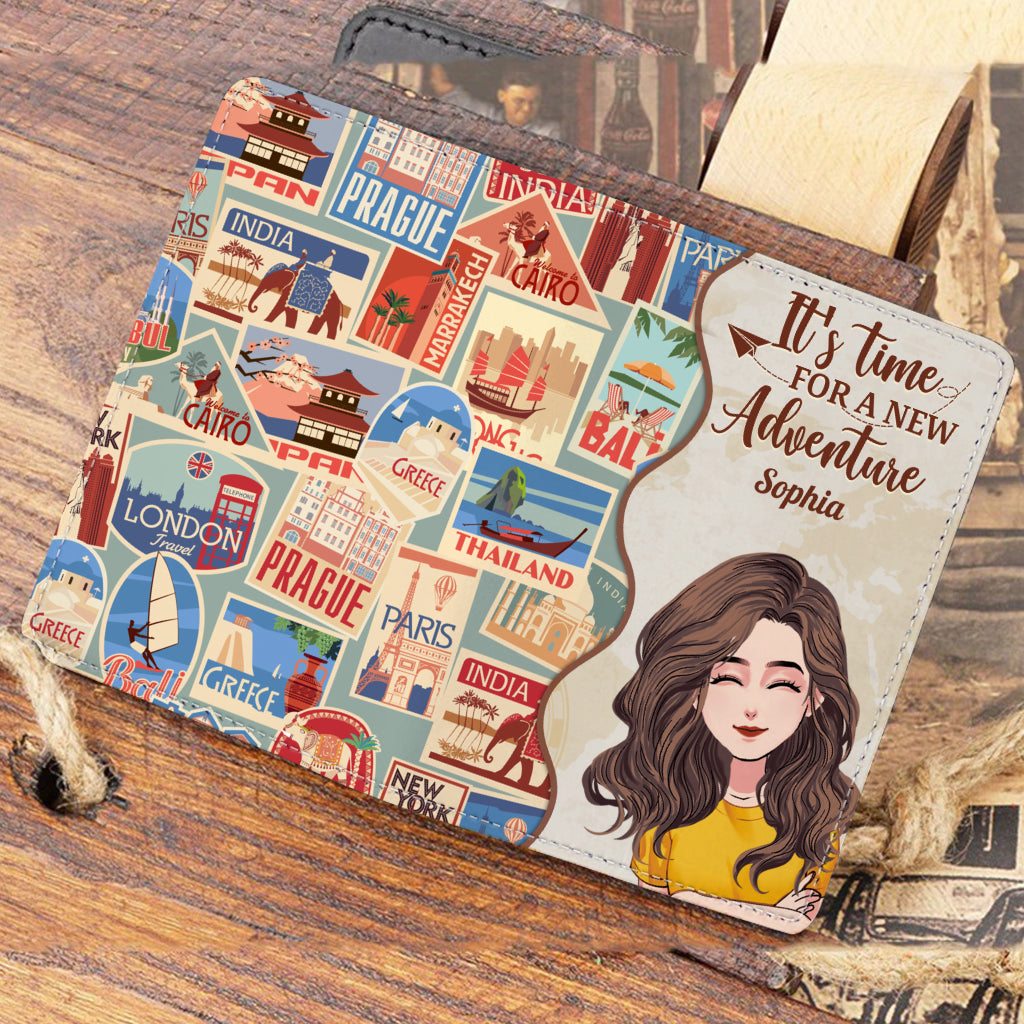 Sammle Momente, nicht Dinge – Reisegeschenk für Mutter, Tochter, Enkelin, Ehefrau, Freundin, Freundin – Personalisierter Passhalter