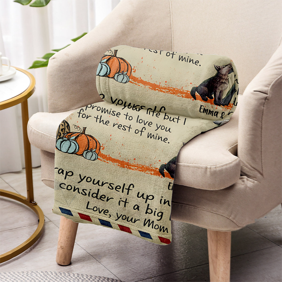 Brief an meine Tochter – Personalisierte Tochterdecke