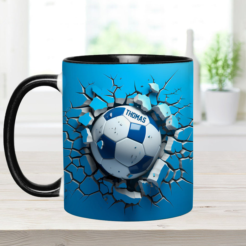 A Great Soccer - Personalized Soccer Accent Mug