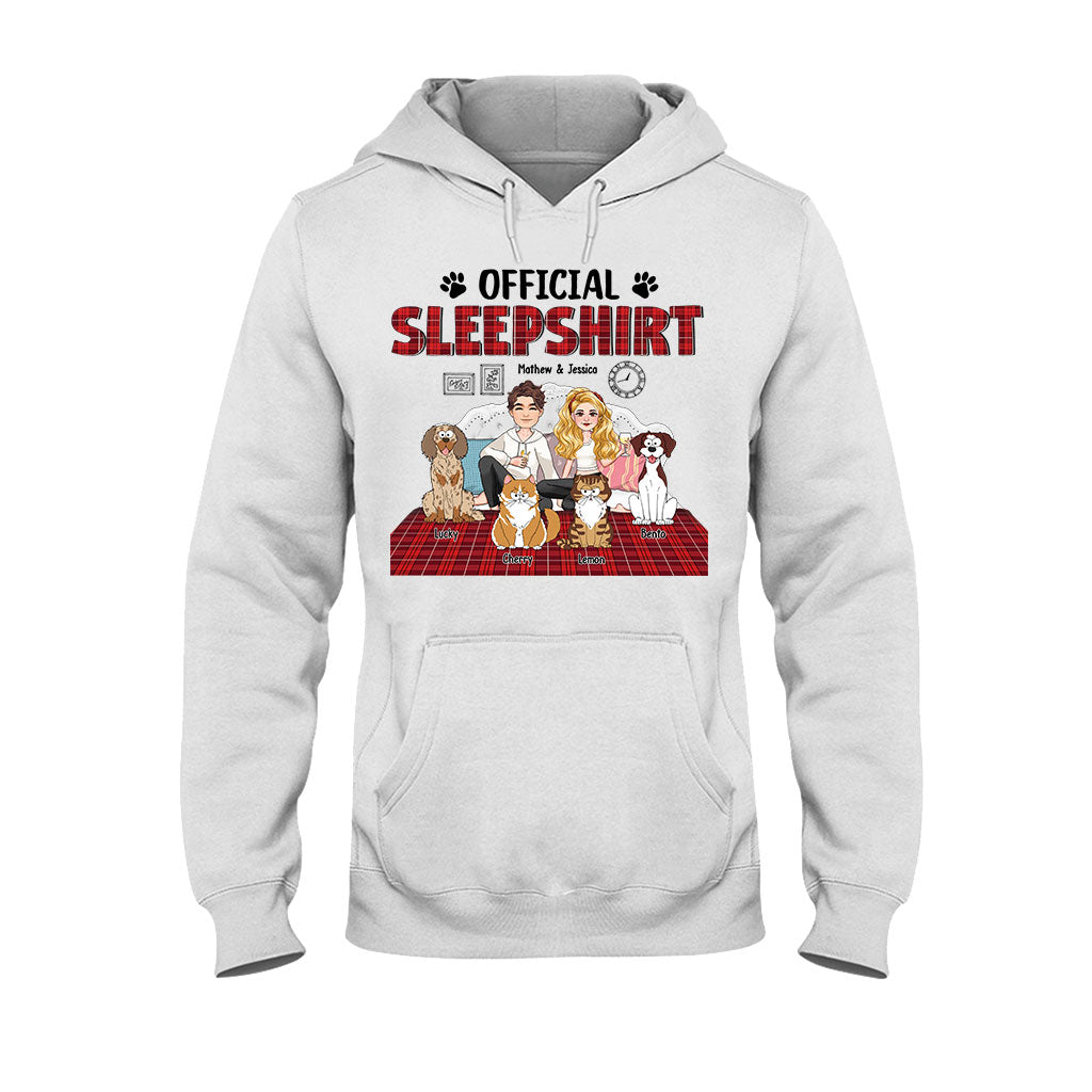 Offizielles Schlafshirt – Personalisiertes Hunde-T-Shirt und Hoodie