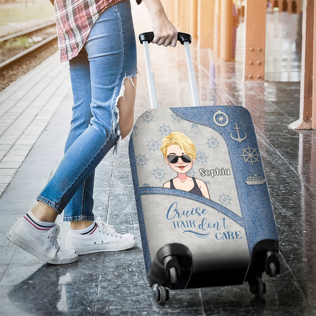 Cruise Hair Don't Care - Personalisierter Kreuzfahrtgepäckumschlag