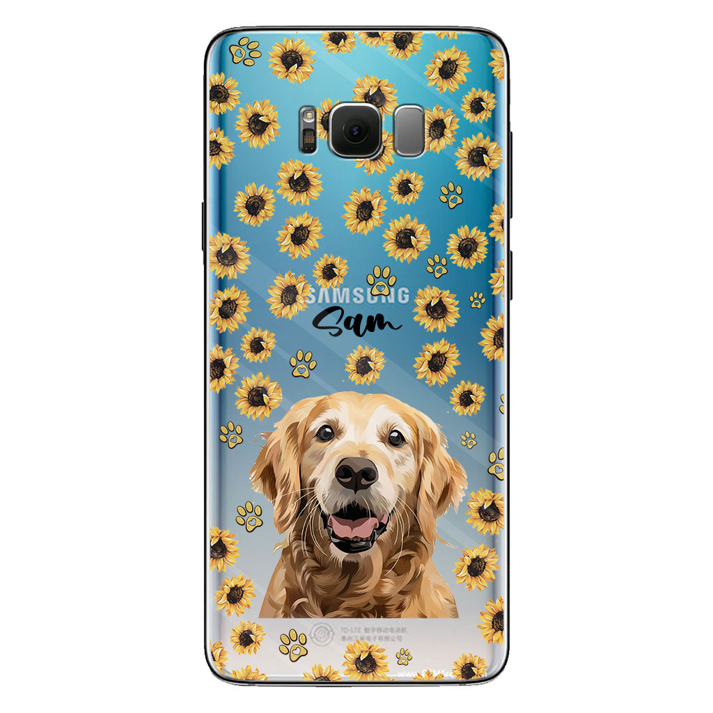 You Are My Sunshine - Personalized Dog Clear Phone Case