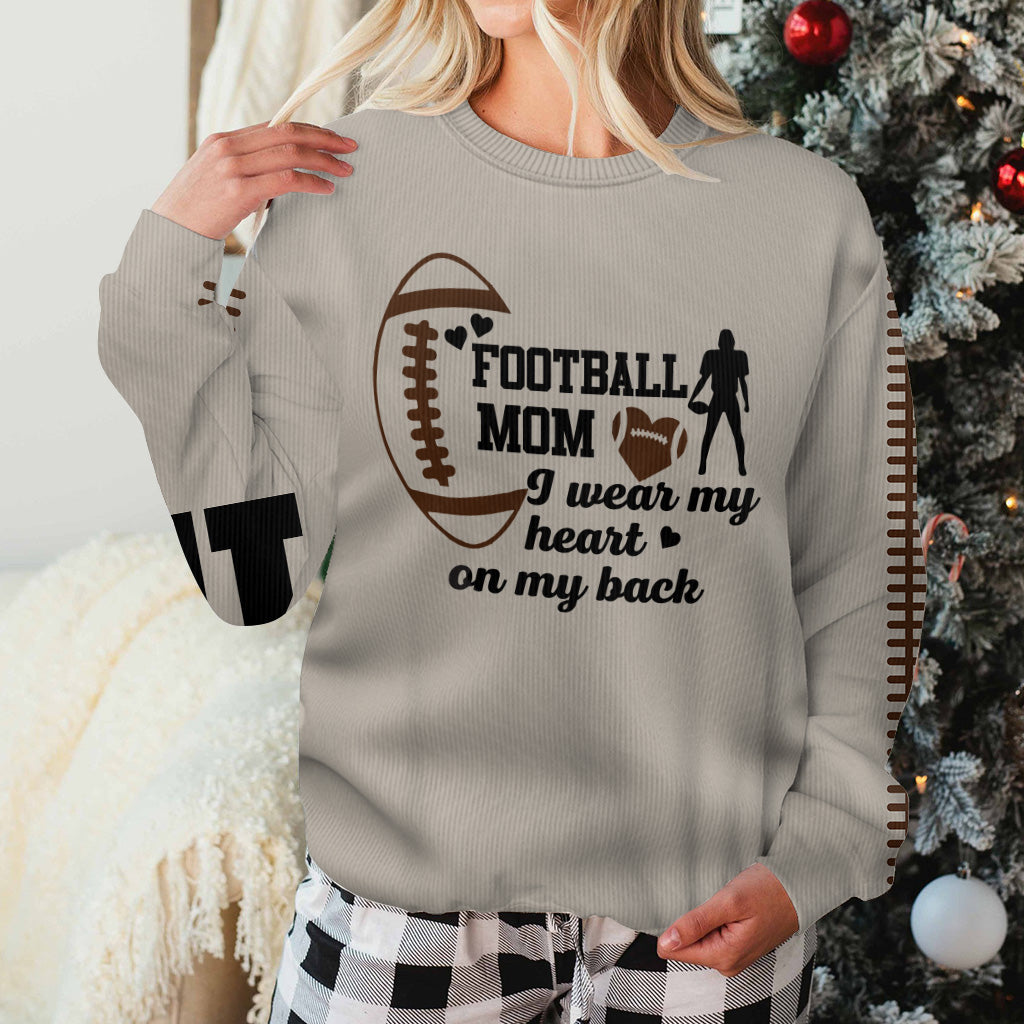 Fußballmama – Personalisierter Fußball-Pullover