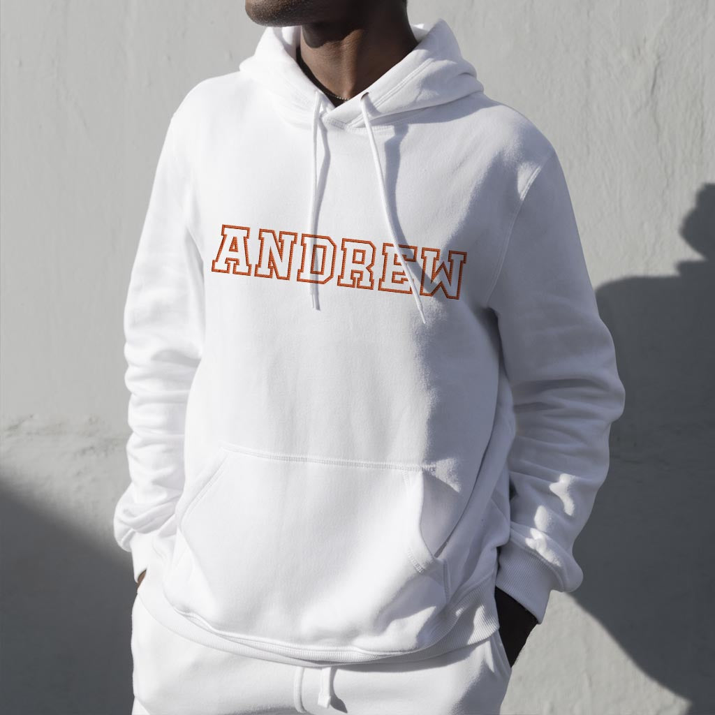 Personalisierter Hoodie mit Stickerei für Stiefväter – individueller Name