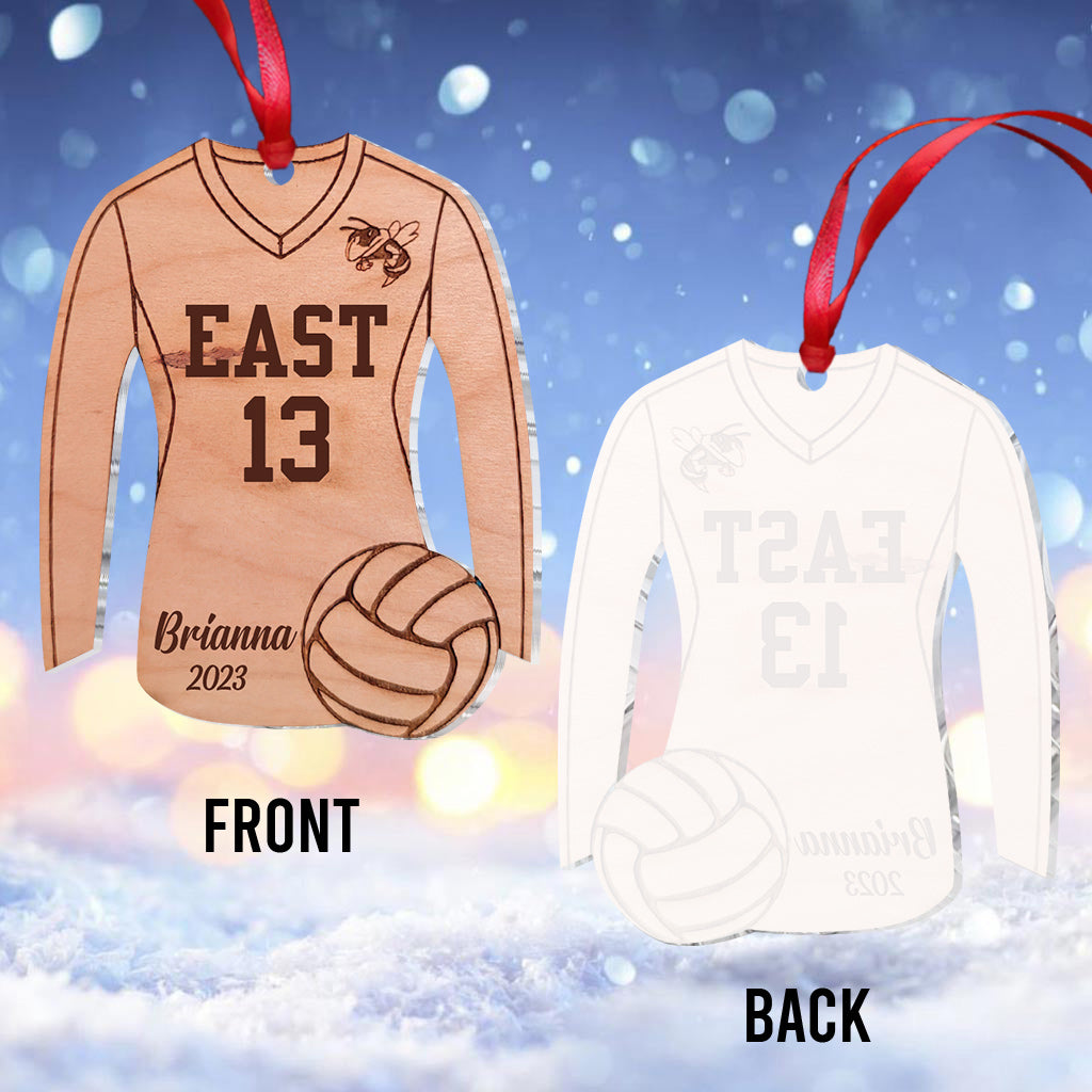 Volleyball lieben – Personalisierter Volleyball-Anhänger
