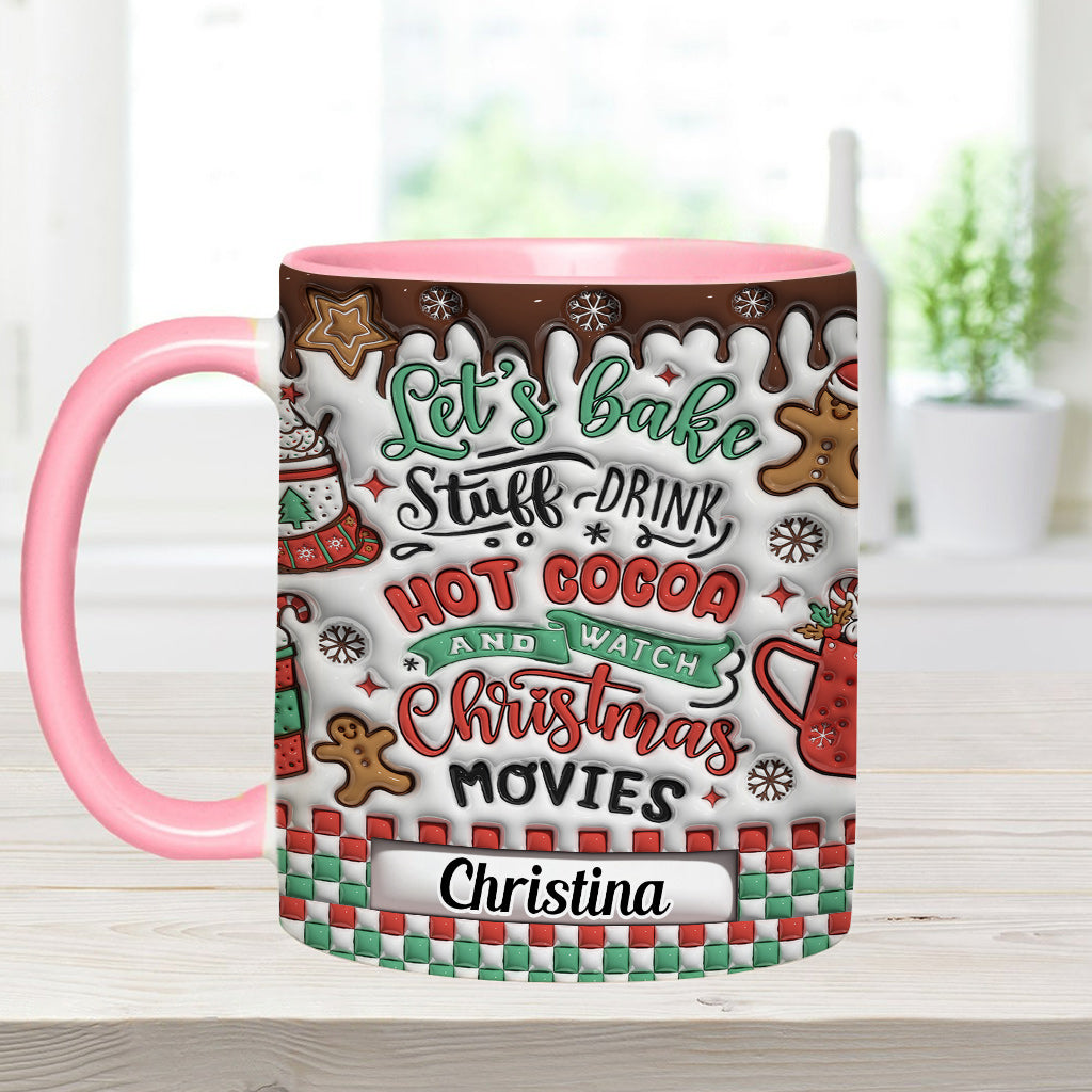 Let's Bake Stuff - Personalized Baking Accent Mug