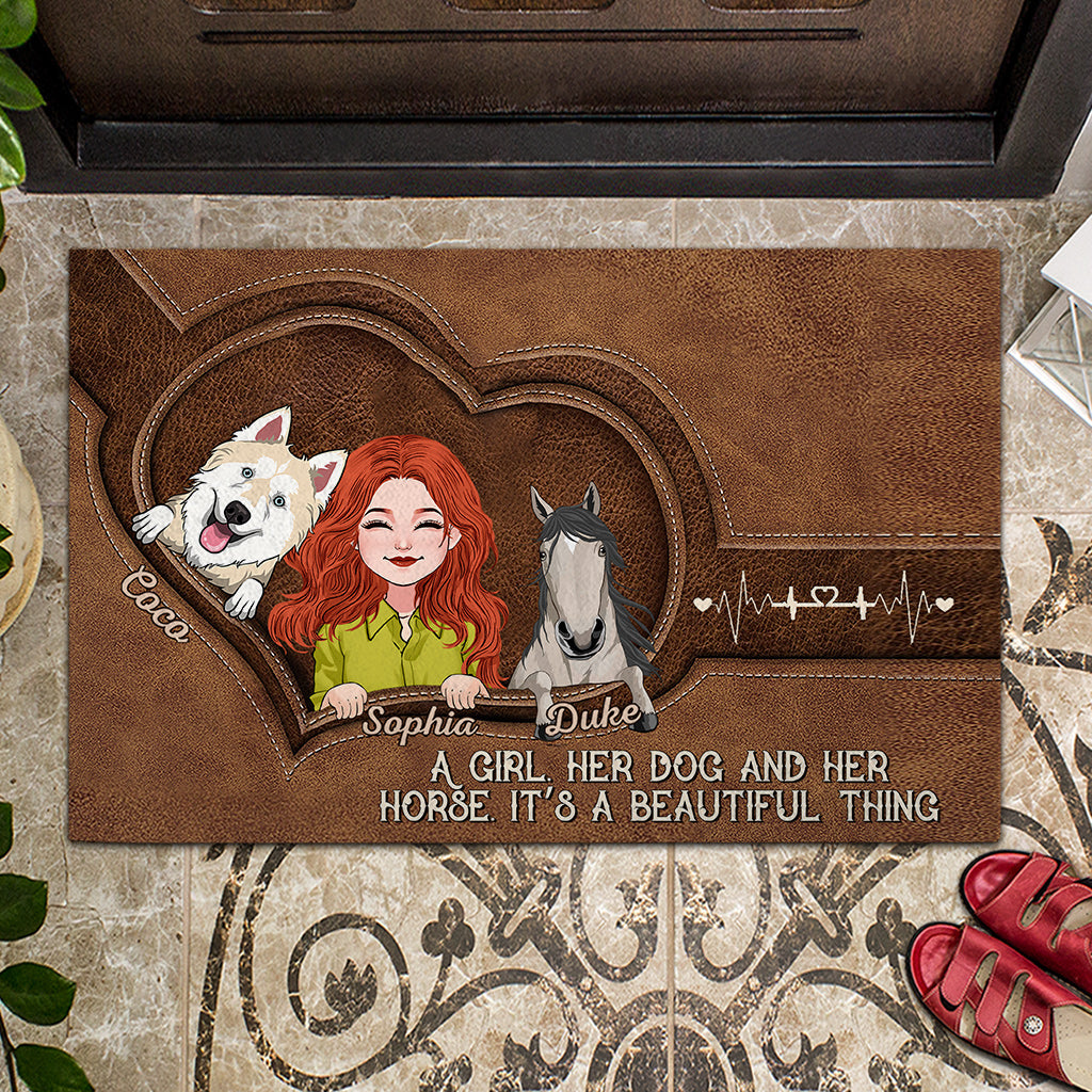 Positive Affirmationen Schmetterling - Personalisierte Schmetterlings-Fußmatte