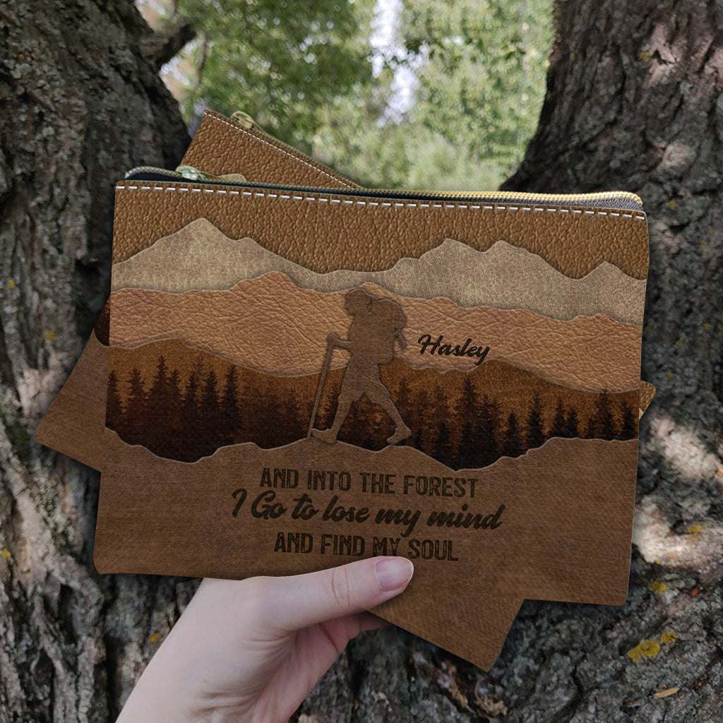 Und hinein in den Wald gehe ich – personalisierte Wandertasche