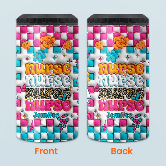 Nurse Life - Personalized Nurse Can Cooler