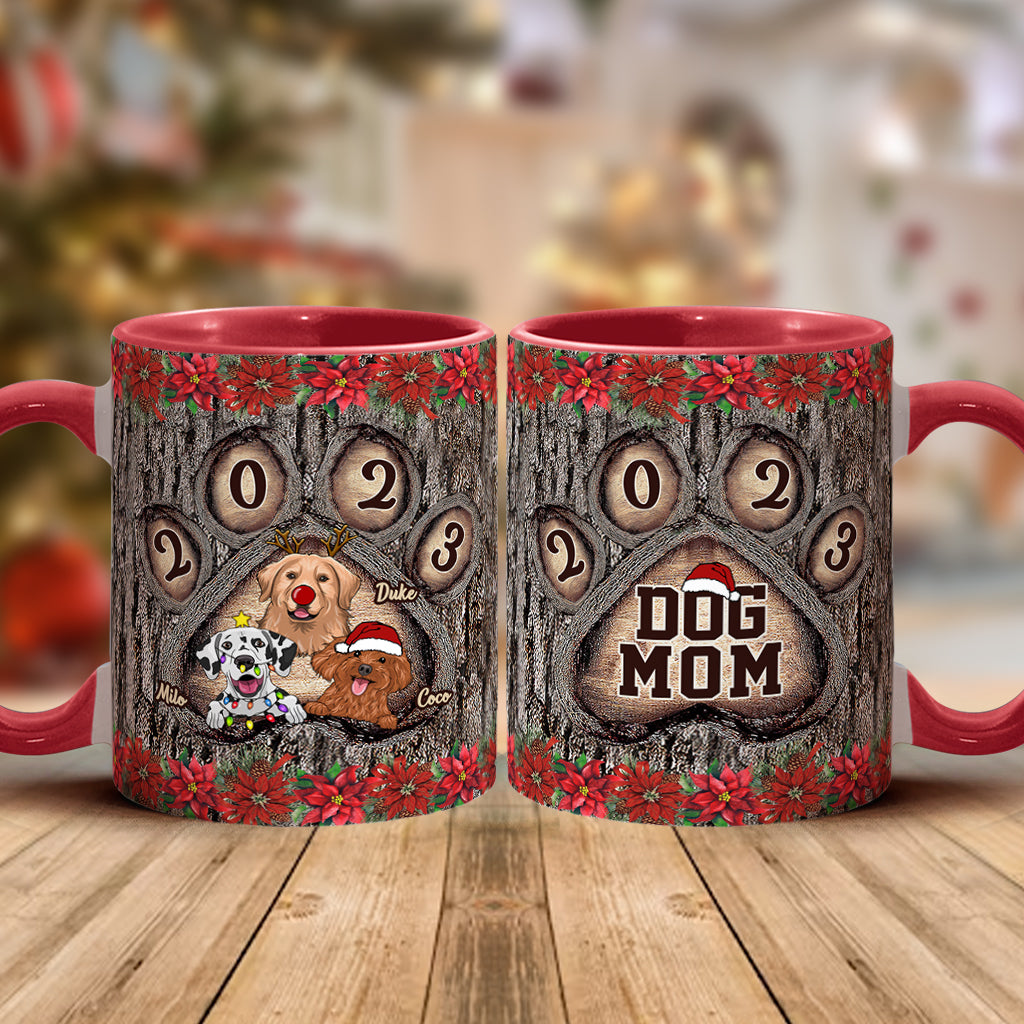 Dog Mom - Personalized Dog Accent Mug