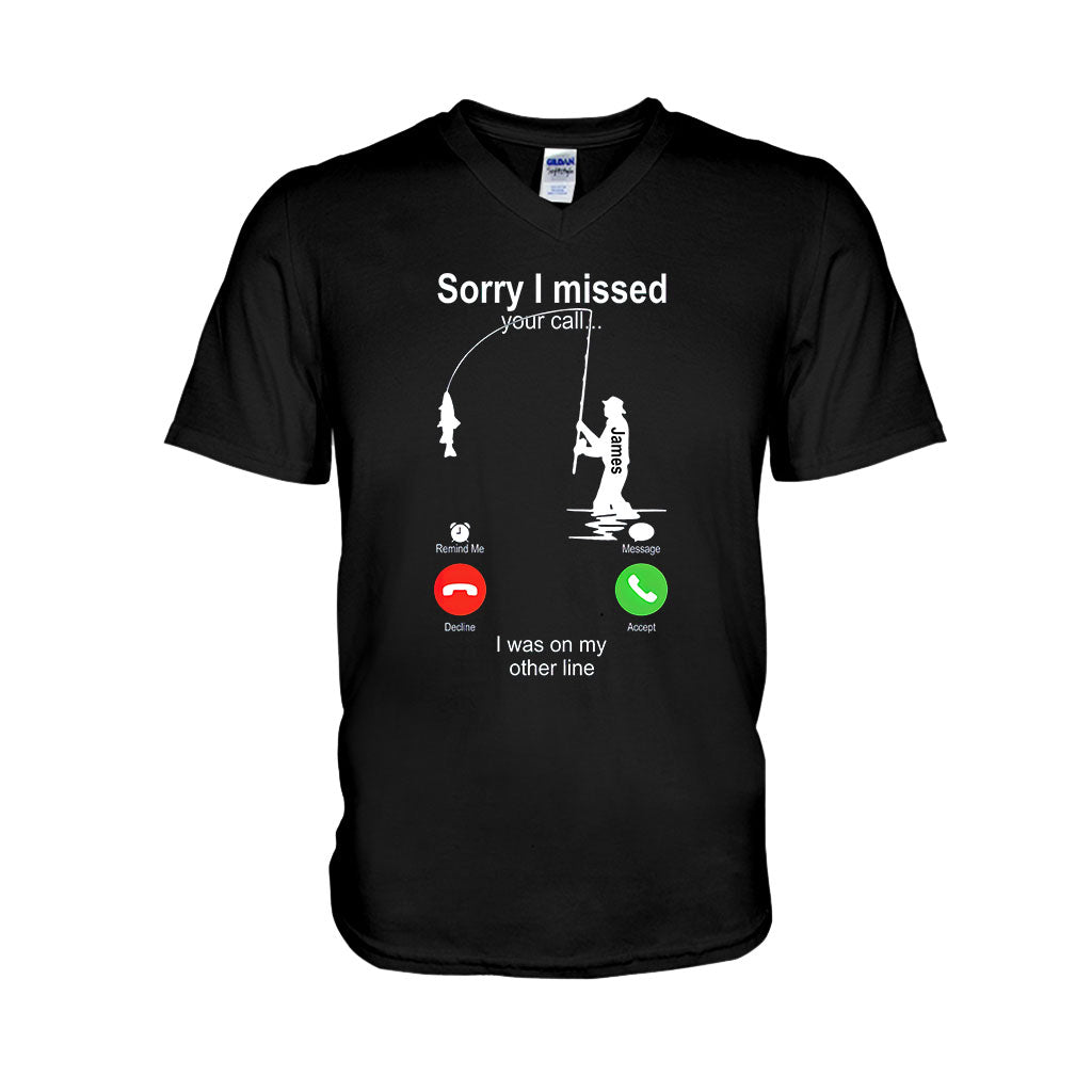 Tut mir leid, dass ich Ihren Anruf verpasst habe, ich war gerade im Gespräch – Personalisiertes Angel-T-Shirt und Hoodie
