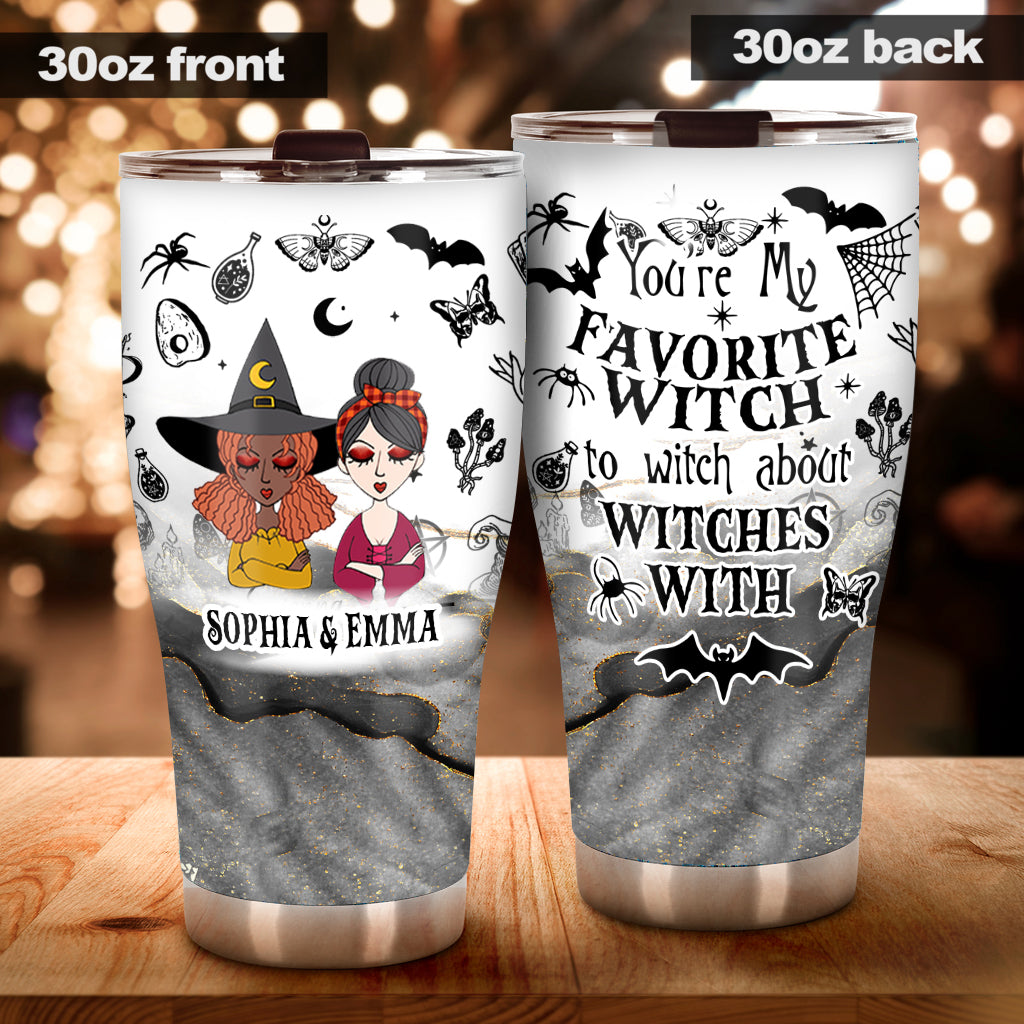 Du bist meine Lieblingshexe – personalisierter Bestie-Becher