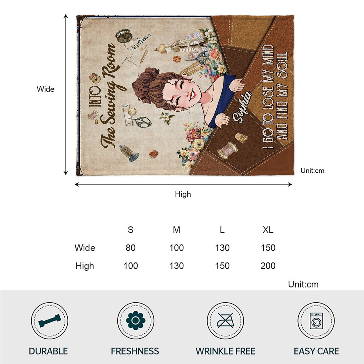 Und ab ins Nähzimmer – personalisierte Nähdecke